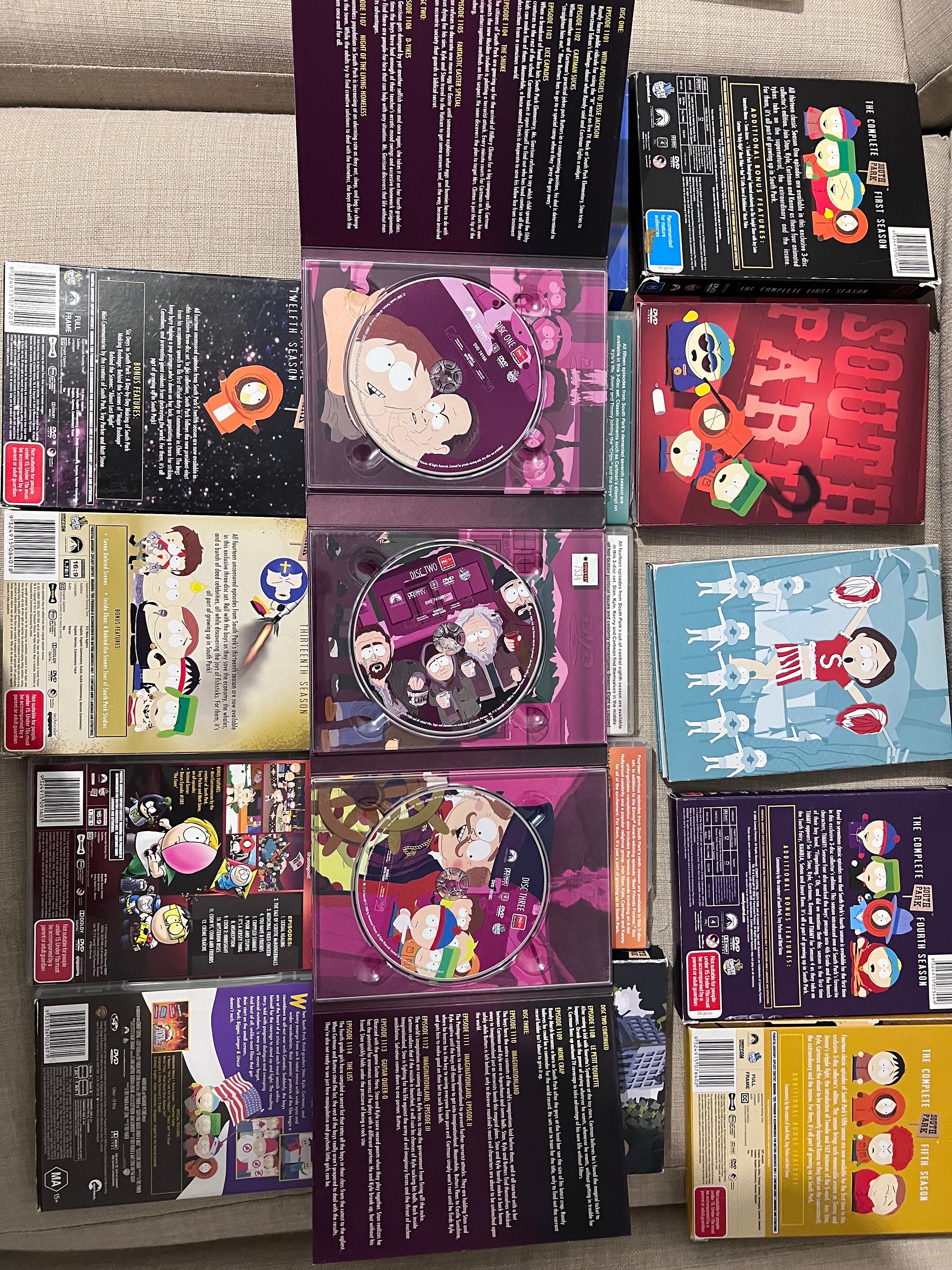South Park - Seasons 1-14. Tested Working!! Some Box Sets - Etsy