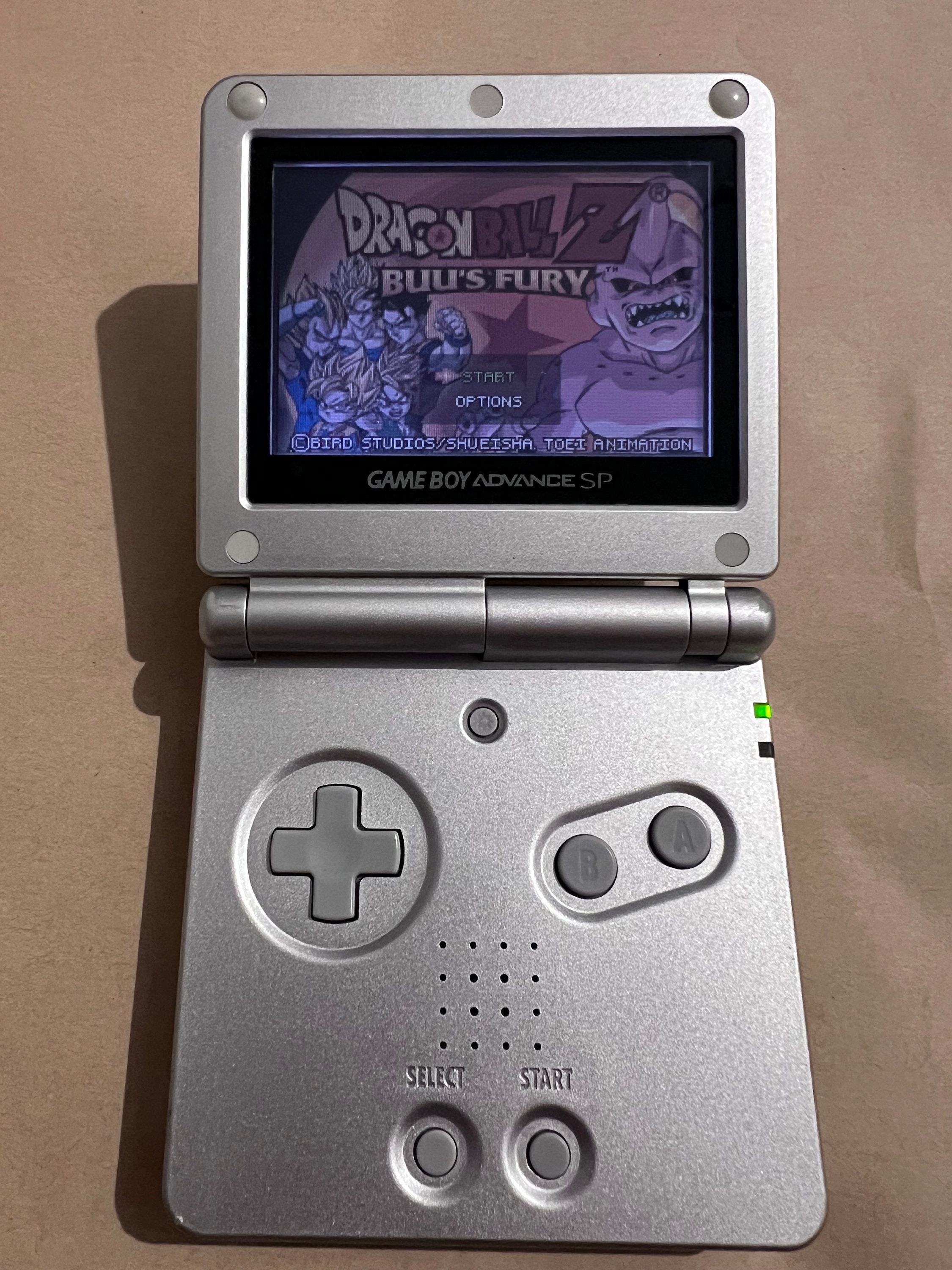 GAMEBOY ADVANCE SP Blue Nintendo w/Genuine Charger Tested