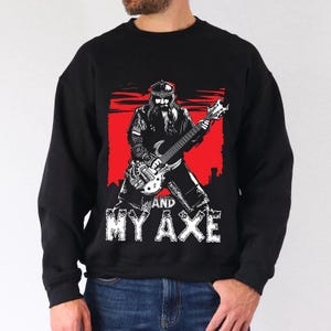 Gimli and My Axe Heavy Metal T-shirt, J. R. R. Tolkien Hoodie, Men&#39;s and Women&#39;s Sweatshirt