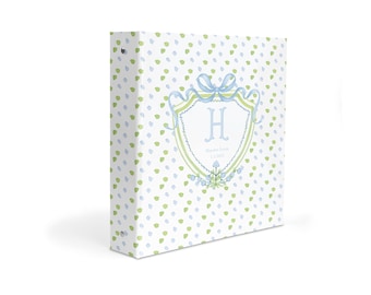 Personalized Baby Memory Book Binder – Keepsake Album for Milestones, Photos & First Year Memories – Perfect Baby Shower or New Parent Gift