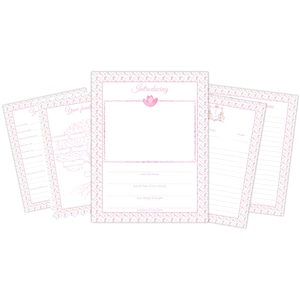 Baby Memory Book Pages – Keepsake Album Inserts for First-Year Milestones, Photos, & Memories – Perfect Cowgirl Baby Shower Gift for Girls