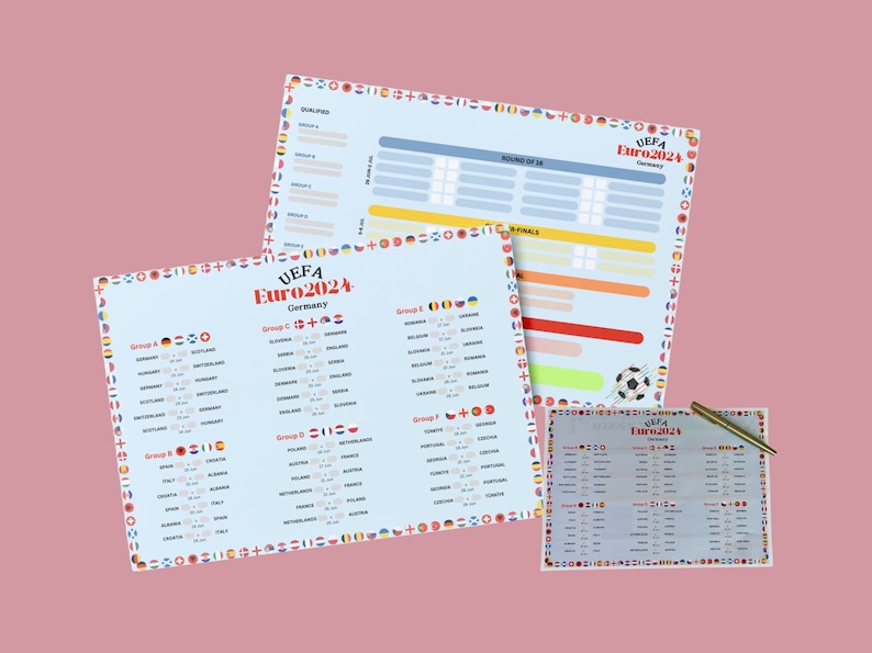 UEFA Euro 2024 Chart, Euro 2024 Fixtures and Schedule, Euro Football