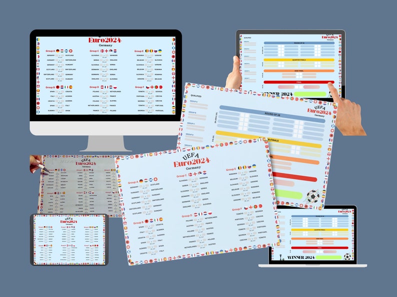 UEFA Euro 2024 Chart, Euro 2024 Fixtures and Schedule, Euro Football