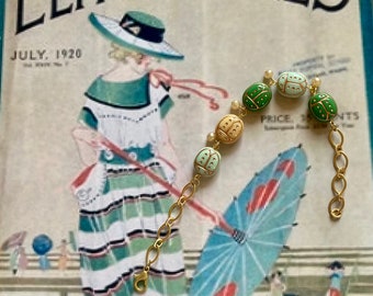 Ladybug Soiree Bracelet, beaded bracelet, ladybug jewelry, gift, Czech beads