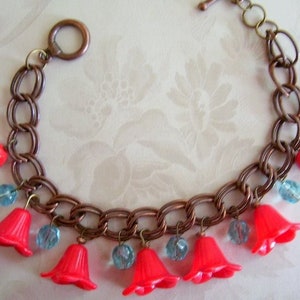 Bracelet - Jolie Rouge Charm Bracelet