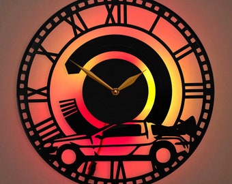 Back to the Future Clock, Back to the Future Gift, Back to the Future Decor