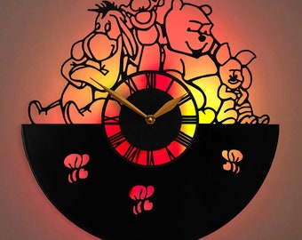 Winnie the Pooh Clock Winnie the Pooh Decor