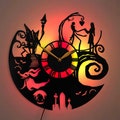 Nightmare Before Christmas Clock, Nightmare Before Christamass Decor, Jack Skellington, Jack and Sally Wall Clock