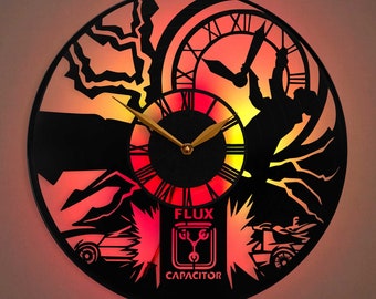 バック・トゥ・ザ・フューチャー /// 風の壁掛け時計（時計塔の文字盤