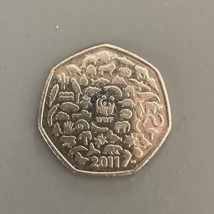 2011 WWF World Wildlife Fund 50p image 1