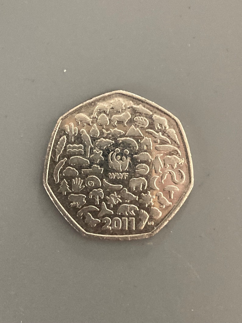 2011 WWF World Wildlife Fund 50p image 1