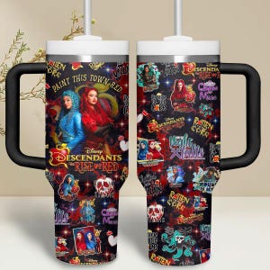 Descendants Zombies Worlds Collide Tour Tumbler 40Oz, Descendants Coffee Tumbler, Descendants Zombies Worlds Collide Tour Tumbler Cup