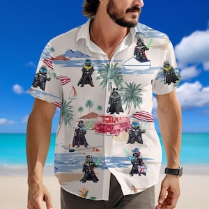 Star Wars Button Shirt, Darth Vader Hawaiian Shirt, Star Wars Darth Vader Shirt, Star Wars Fan, Disney Star Wars Shirt, Disney Shirt