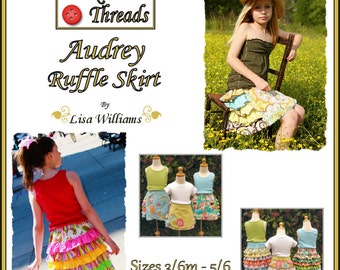INSTANT DOWNLOAD: Audrey Ruffle Skirt - DiY Tutorial PdF eBook Pattern - Sizes 3/6M to 5/6