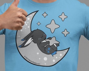 Nebs Bunny Shirt, Year of the Rabbit, Rabbit T-Shirt, Bunny Lover Gift, Chinese Zodiac, Moon Bunny, Plus Size Clothing