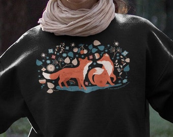Nature Walk Folk Foxes Sweatshirt