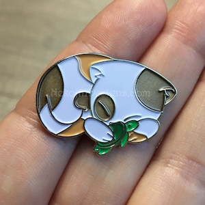 Enamel Cat Pin, Cat Lover Gift, Cute Turtle, Kawaii Pin, Lapel Pin, Sleeping Cat, Kawaii Turtle, Calico Cat, Enamel Pin, Cute Cat