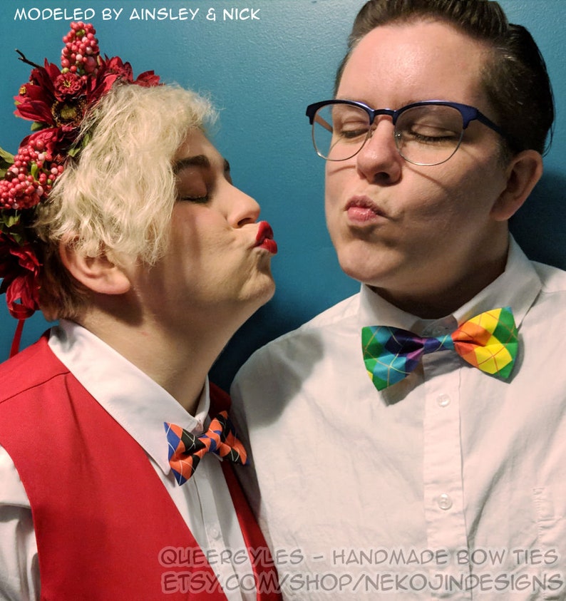 DemiBoy DemiGirl Demi Pride Bow Tie / Hair Clip queer Etsy