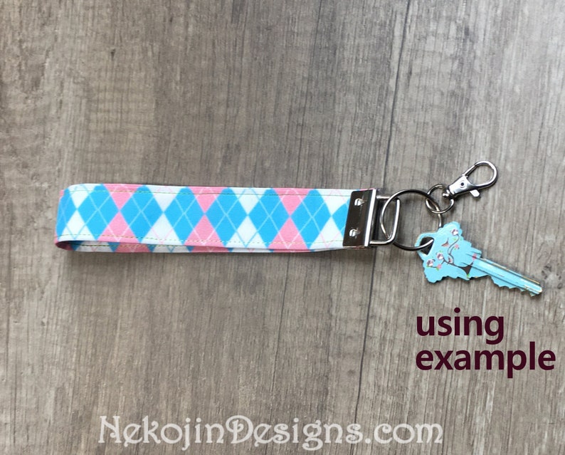 Non Binary Pride, Nonbinary Pride, Wristlet Keychain, Nonbinary Keychain, Nonbinary Flag, Queer Pride, Wrist Lanyard, Wrist Strap, LGBTQIA image 7