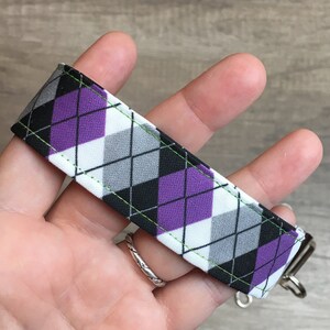 Asexual Pride, Wristlet Keychain, Asexual Keychain, Wrist Strap, Pride Keychain, Asexual Flag, LGBTQ, LGBTQIA, Wrist Lanyard, Pride Strap image 2