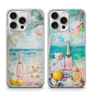 Coquette Italian Summer Phone Case, Coastal Italy Phone Case  iPhone 15 Pro Max, 14 Plus, 13, 12, 11, Samsung S24, S23, A54, A53 A15, Pixel