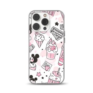 Custodia per telefono con topo allegro, motivo festa del gelato, per iPhone 16, 14, 13, 12, 11, SE, Samsung S25, A15, S21, S23 Ultra, Google pixel 8, 9 Pro