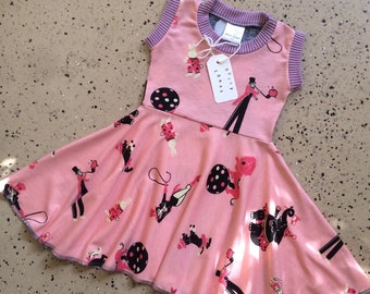 Pink Child Circus Dress 2T Spicy Toast Handmade