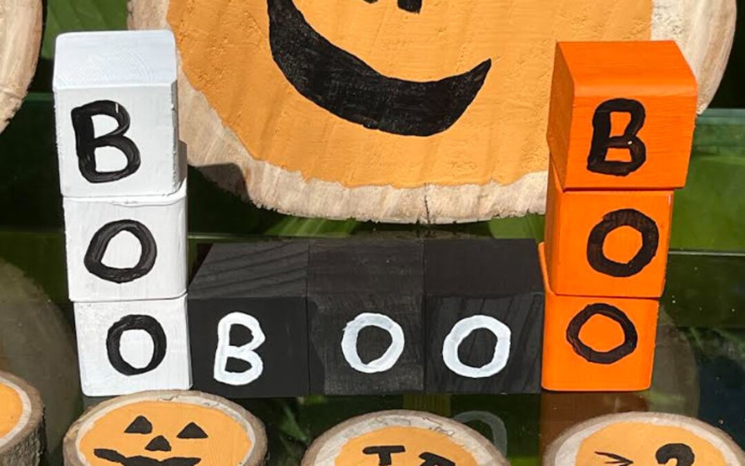 Set of 9 Halloween Decorative 