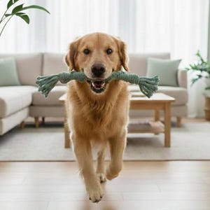 Dog toys | Macramé retrieving toys | Dummy toys