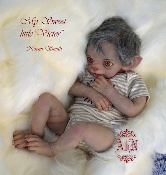 Silicone 2024 baby werewolf