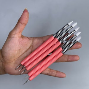 Silicon Sharpers and Stylus Ball all in One set of Tools - Clay Modelling Tools - For Sculpture OOAK Art Dolls
