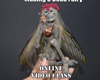 Making a Dead Fairy - Online Class - Angels by Noemi - Making Art Dolls OOAK - Mixed Media Class