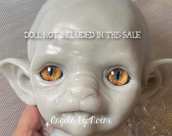 Second Quality - Cat Eyes -18C2- Hand Made Resin Eyes 18mm - Lifelike Acrylic eyes - Realistic For Reborn or Silicone Baby Dolls FX BJD