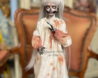 Artist Made Resin BJD - 1:4 -  Dharma - Catrina Skull Face Up -  In Stock - Ball Jointed Doll