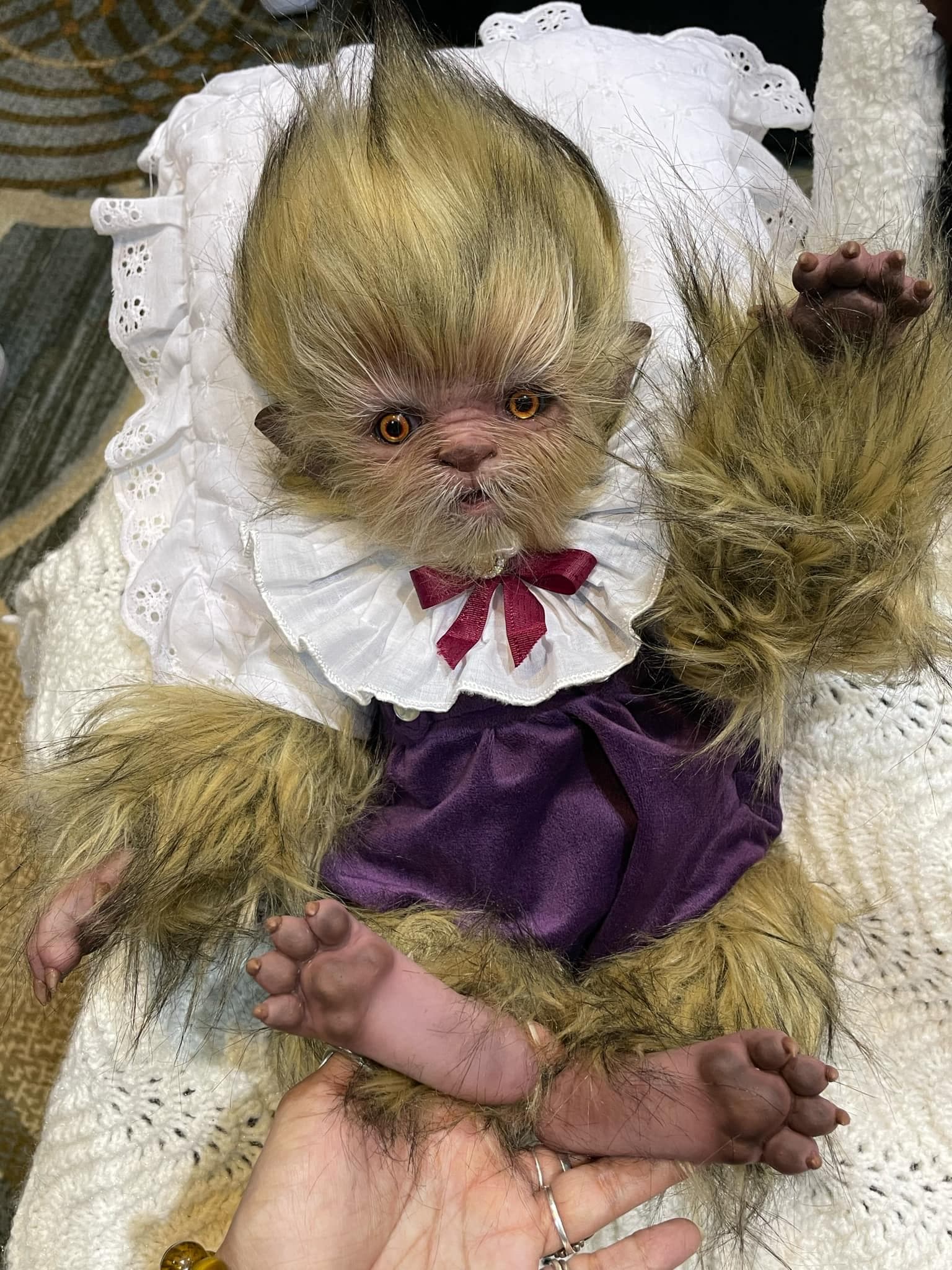 Asia Eriksen Reborn Wolf Doll Werewolf Baby Doll New Zealand