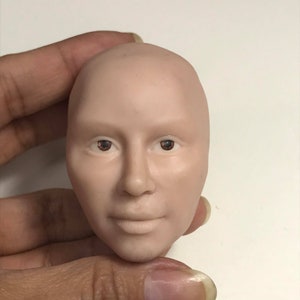 Online Video Class Making a Female Face over a Skull OOAK Art Dolls image 2