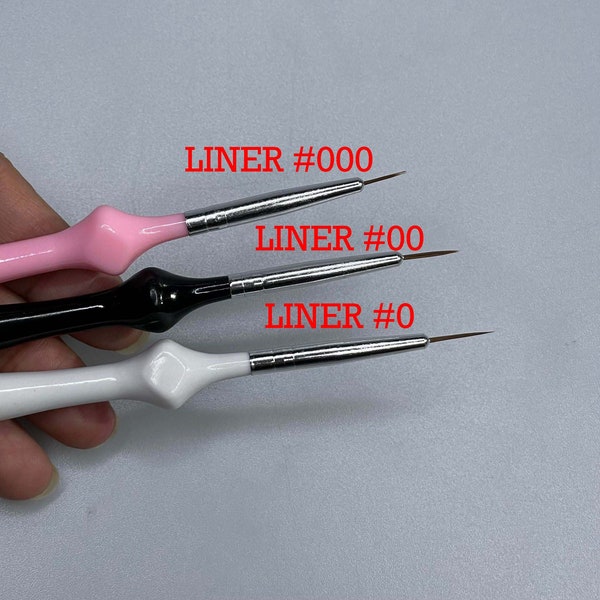 Painting Micro Liner Detailing brush - Clay Modelling Tools - For painting OOAK Art Dolls