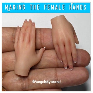 Online  Video Class "Making the Female Hands" in Polymer Clay OOAK Art Dolls