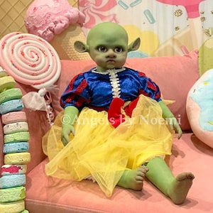 Prototype - Emmy Ogre - Cloth Body Silicone Baby Doll - 27 Inches Tall