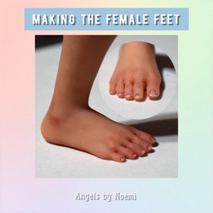 Online Class " Making the Female Feet " in Polymer Clay for OOAK Art Dolls