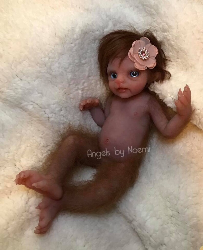 Silicone Reborn Baby Werewolf Baby Creature Custom Etsy