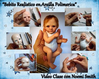 Bebito Realistico Online Clase en Espanol - Polymer - OOAK