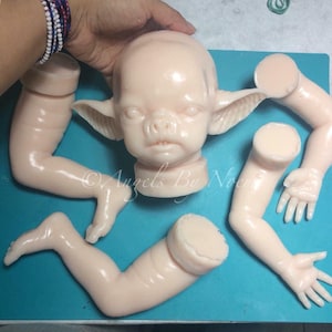 Blank cast - Unpainted - Vlad Silicone Baby Doll - Preemie - 17 Inches - Made to Order - Silicone Art - Made by Artist