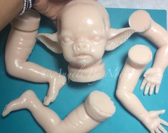 Blank cast - Unpainted - Vlad Silicone Baby Doll - Preemie - 17 Inches - Made to Order - Silicone Art - Made by Artist