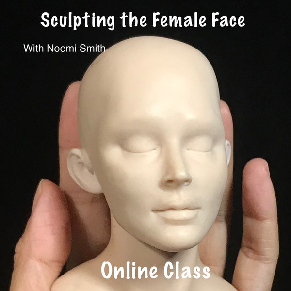 Online Video Class "Ein weibliches Gesicht modellieren" OOAK Art Dolls