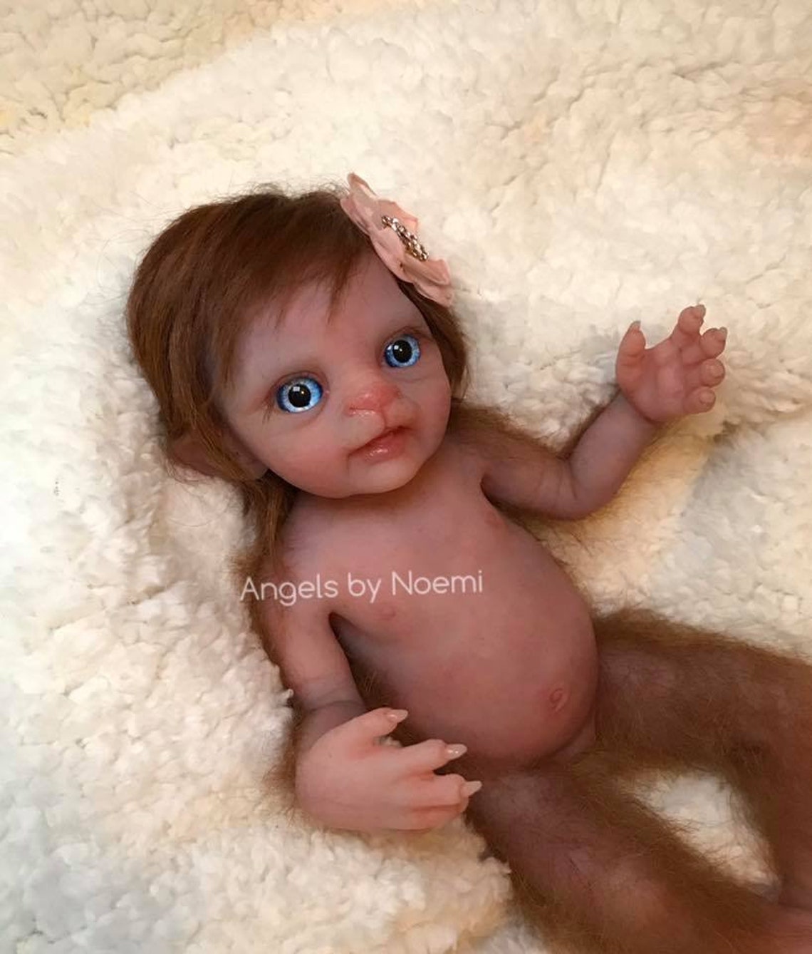 Silicone Reborn Baby Werewolf Baby Creature Custom Etsy