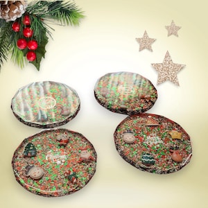 Dessous de verre de Noël, décoration d'intérieur des Fêtes