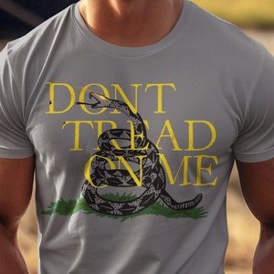 Gadsden Flag Tshirt | Don't Tread On Me | Patriotic Shirt | Patriotic Tee | American History | Independence Day | 4th of July, America shirt