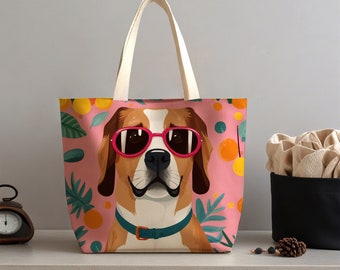 Bolsos de diseño personalizado, personalización de retratos de mascotas.