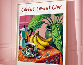 Coffee Wall Art, Espresso Digital Print, Trendy Wall Art, Digital Download Print, Coffee Poster, Coffee Lover, Espresso Lover, Gift